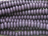 Purple Saucer Wood Beads 7-8mm (WD903)