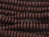 Brown Saucer Wood Beads 7-8mm (WD905)