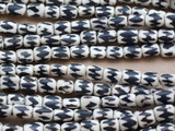 Batik Chevron Bone Beads 8-12mm - Kenya (BA29)