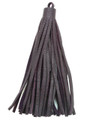Purple Leather Tassel - Large 5" (LR39)
