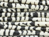 Batik Tube Bone Beads w/Stripes 28-30mm - Kenya (BA7017)