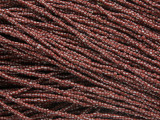 Red & White Glass Seed Beads 1mm - Ghana (AT7063)