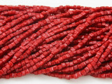 Dark Red Cube Crystal Glass Beads 2.5mm (CRY177)