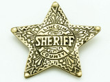Sheriff Lincoln County Metal Badge 60mm (AP1840)