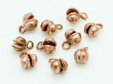 Copper Plated Clapperless Bells 10mm - Pack of 10 (AP1842)
