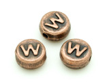 Copper Pewter Bead - W - Round 10mm (PB682)