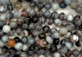 Botswana Agate Round Gemstone Beads 10mm (GS6058)