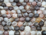 Botswana Agate Irregular Round Tabular Gemstone Beads 5-8mm (GS3724)