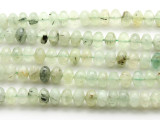 Prehnite Faceted Rondelle Gemstone Beads 10mm (GS3752)