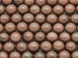 Brown Goldstone Round Gemstone Beads 10mm (GS3796)