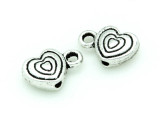 Heart - Pewter Charm 12mm (PW1162)