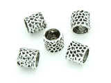 Pewter Bead - Wide Tube 8mm (PB739)