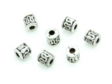 Pewter Bead - Cylinder 5mm (PB749)