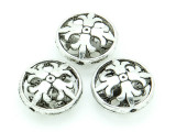 Pewter Bead - Ornate 17mm (PB767)