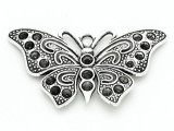 Butterfly - Pewter Pendant 68mm (PW849)