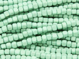 Mint Green Cube Wood Beads 4mm (WD915)