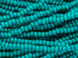 Teal Rondelle Wood Beads 4mm (WD919)