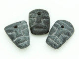 Mayan Carved Stone Pendant 18-25mm (GUA487)