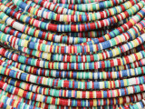 Assorted Vinyl Disc Beads 3mm (VY222)