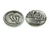 Forever Kind'a Love - Pewter Wax Seal Charm 21mm (PW857)