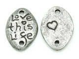 Love This Life - Pewter Pendant 34mm (PW859)