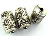 Silver w/Serpent Tibetan Bead 32mm (TB491)