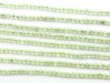 Prehnite Faceted Round Gemstone Beads 3.5mm (GS4020)