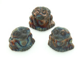 Frog Raku Ceramic Bead 16mm - Peru (CER132)