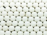 Carved Round Shell Beads 10mm (SH553)