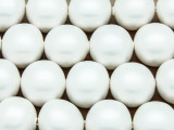 White Potato Glass Pearl Beads 18-19mm (PG60)
