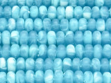 Sky Blue Rondelle Resin Beads 10mm (RES608)