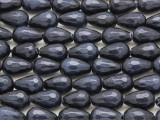 Denim Blue Jade Briolette Gemstone Beads 12mm (GS4148)