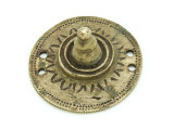 Old Brass Medallion 49mm - Ethiopia (ME443)