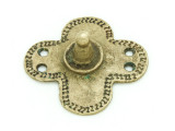 Old Brass Medallion 46mm - Ethiopia (ME445)