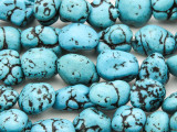 Turquoise Magnesite Nugget Gemstone Beads 8-20mm (GS4195)