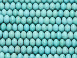 Turquoise Magnesite Saucer Gemstone Beads 8mm (GS4205)