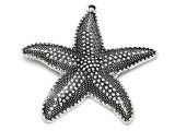 Starfish - Pewter Pendant 68mm (PW897)