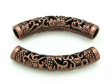 Copper Pewter Bead - Bent Tube 48mm (PB846)