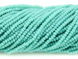 Turquoise Crystal Glass Beads 2mm (CRY306)