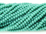 Teal Green Crystal Glass Beads 4mm (CRY347)