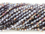 Lavender Bicone Crystal Glass Beads 4mm (CRY357)