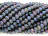 Matte Jeweltone Crystal Glass Beads 6mm (CRY380)