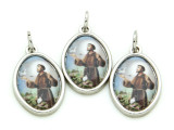 St. Francis Picture Pendant - 22mm (SF10)