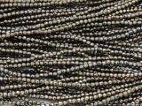 Light Bronze Hematite Faceted Round Gemstone Beads 2-3mm (GS4248)