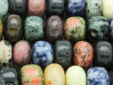 Mixed Rondelle Gemstone Beads 17-20mm (GS4263)