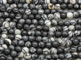 Zebra Jasper Round Gemstone Beads 6mm (GS4271)