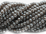 Warm Gray Crystal Glass Beads 6mm (CRY500)