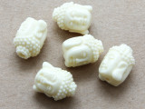 Ivory Buddha Resin Bead 14mm (RES621)