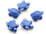 Blue Turtle Resin Bead 15mm (RES624)