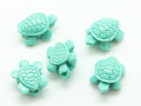 Turquoise Turtle Resin Bead 15mm (RES628)